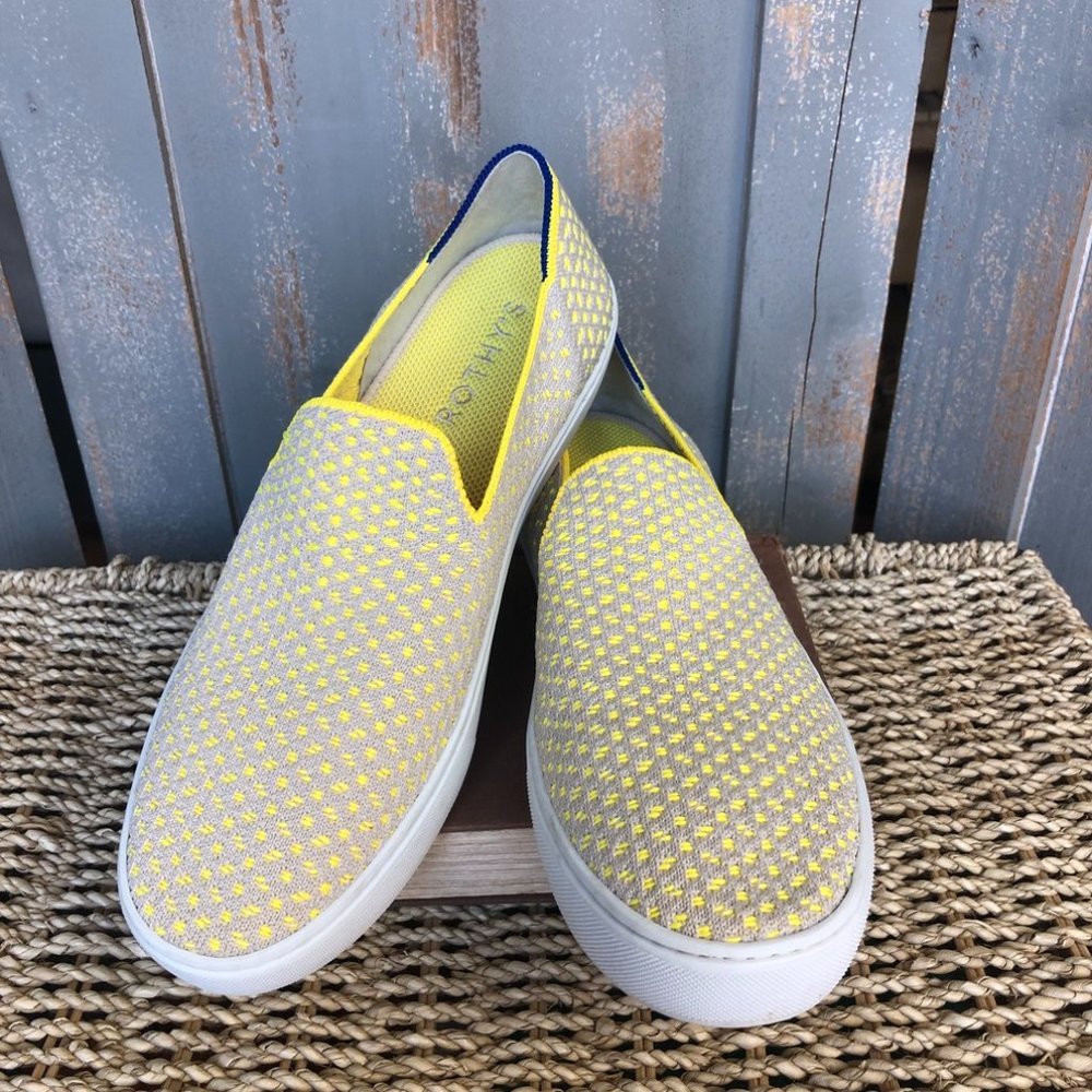Rothy's The Sneaker Sunshine Honeycomb Sz 11